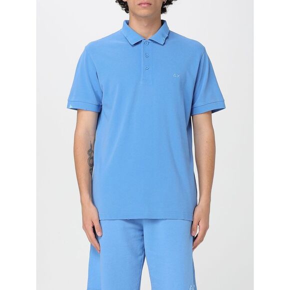 Sun68 Polo Shirt Men Blue